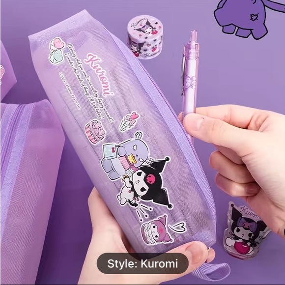 SANRIO HELLO KITTY PENCIL CASE FILLED 6 pencils ✏️ ✏️✏️✏️✏️✏️✏️✏️✏️ - Picture 6 of 12